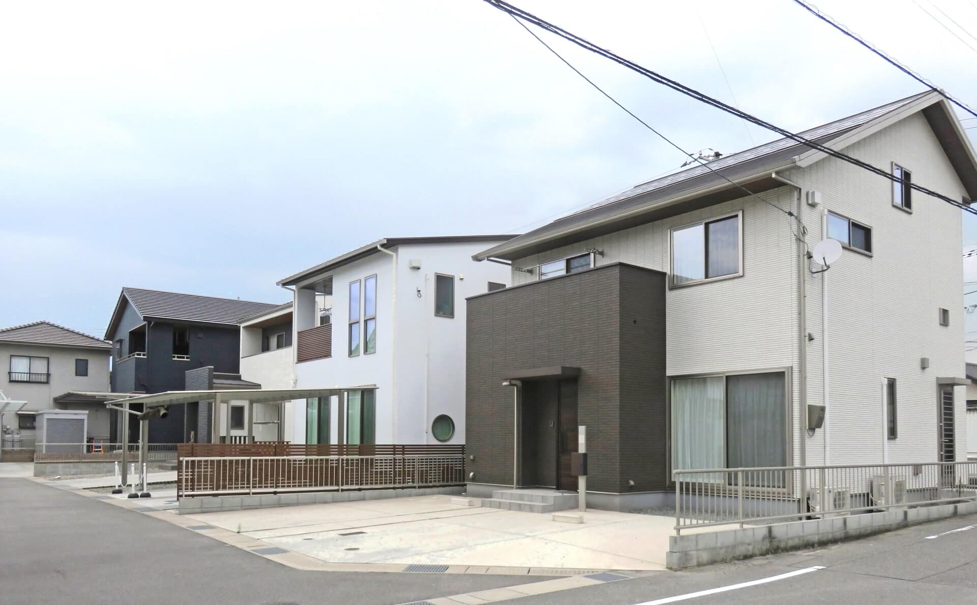 外構のおしゃれなコンクリートデザイン